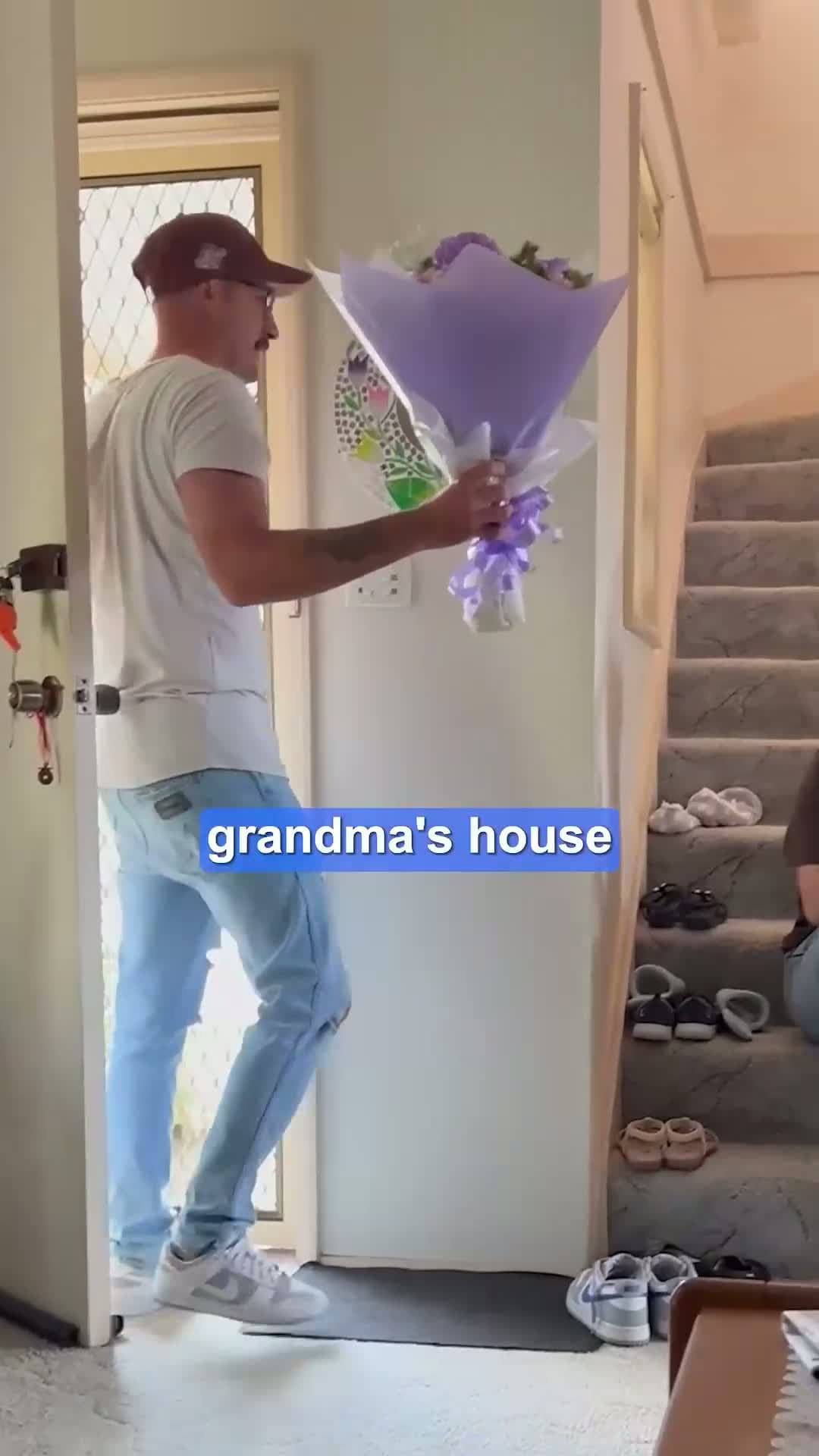 cover for The question that broke grandma