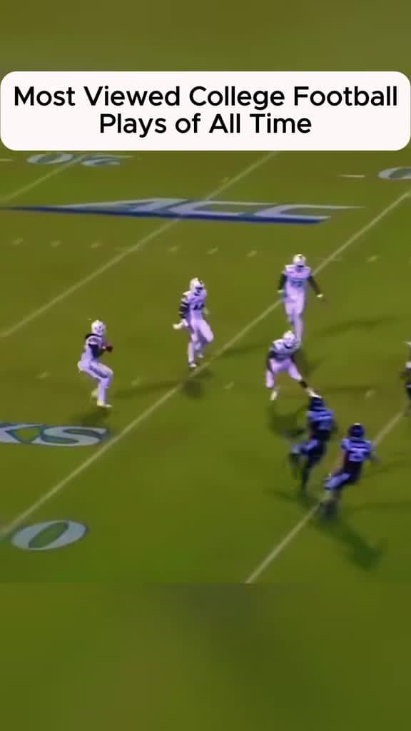 cover for The most viewed college football plays of all time — you won't believe these moments! 🔥🏈 #CollegeFootball #Football #TopPlays #FootballHighlights