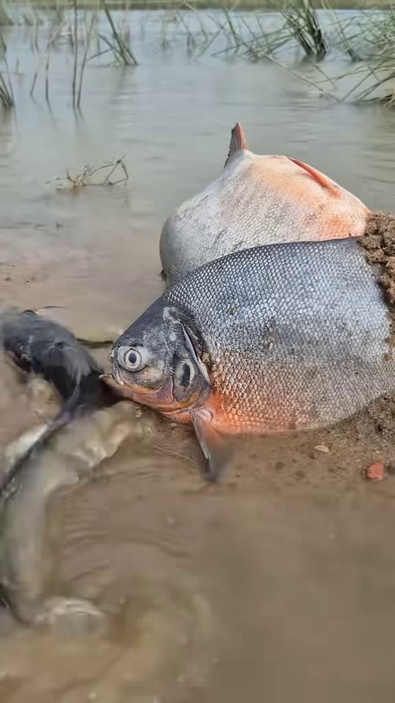 cover for Epic giant fish caught on camera! 🎣 #Fishing #Viral #FishCatch