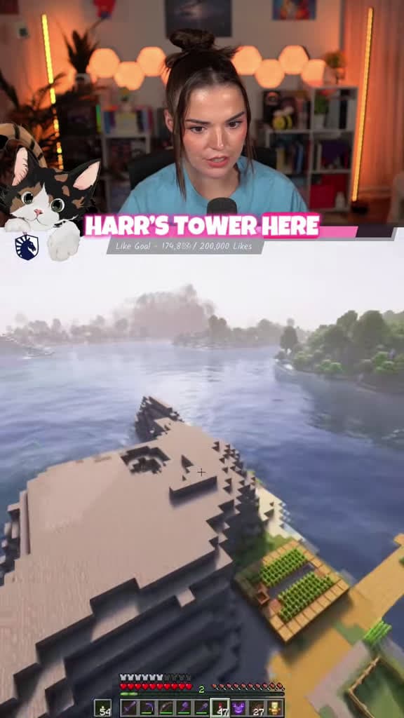 cover for We tried building Harr’s house… and it went WRONG 😭 #Minecraft #GamerGirl #Gaming