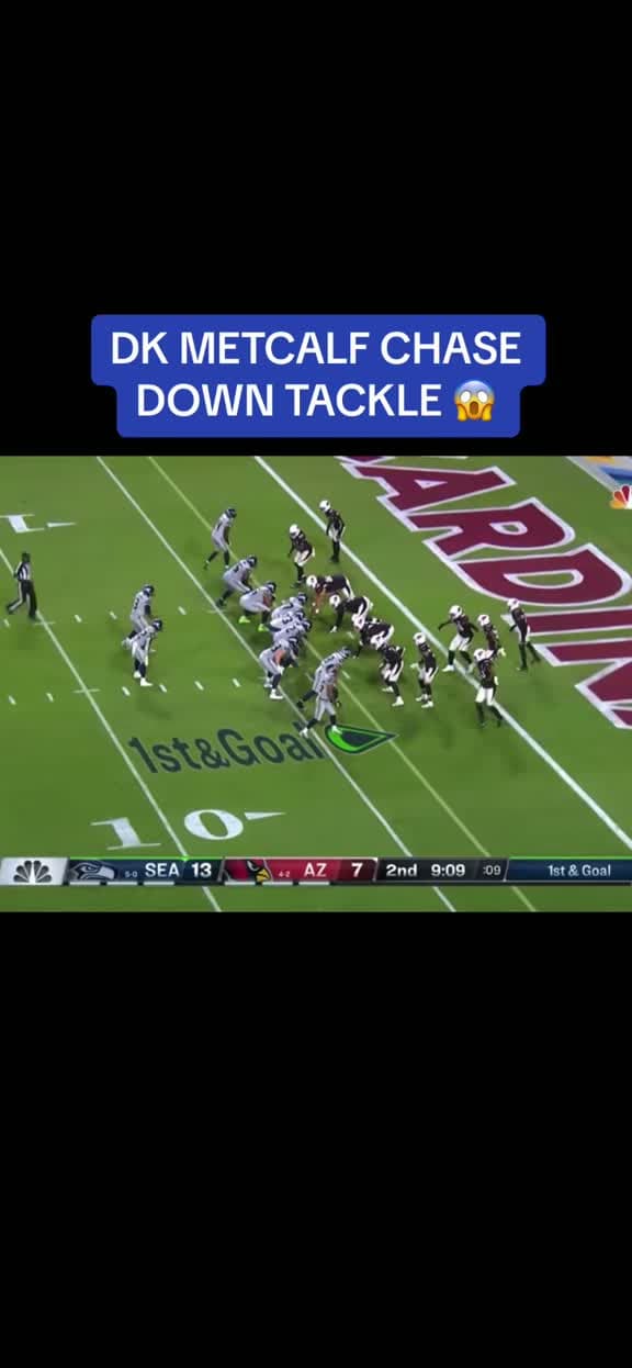 cover for Unbelievable chase down by DK Metcalf! 🔥 #Seahawks #NFL #DKMetcalf
