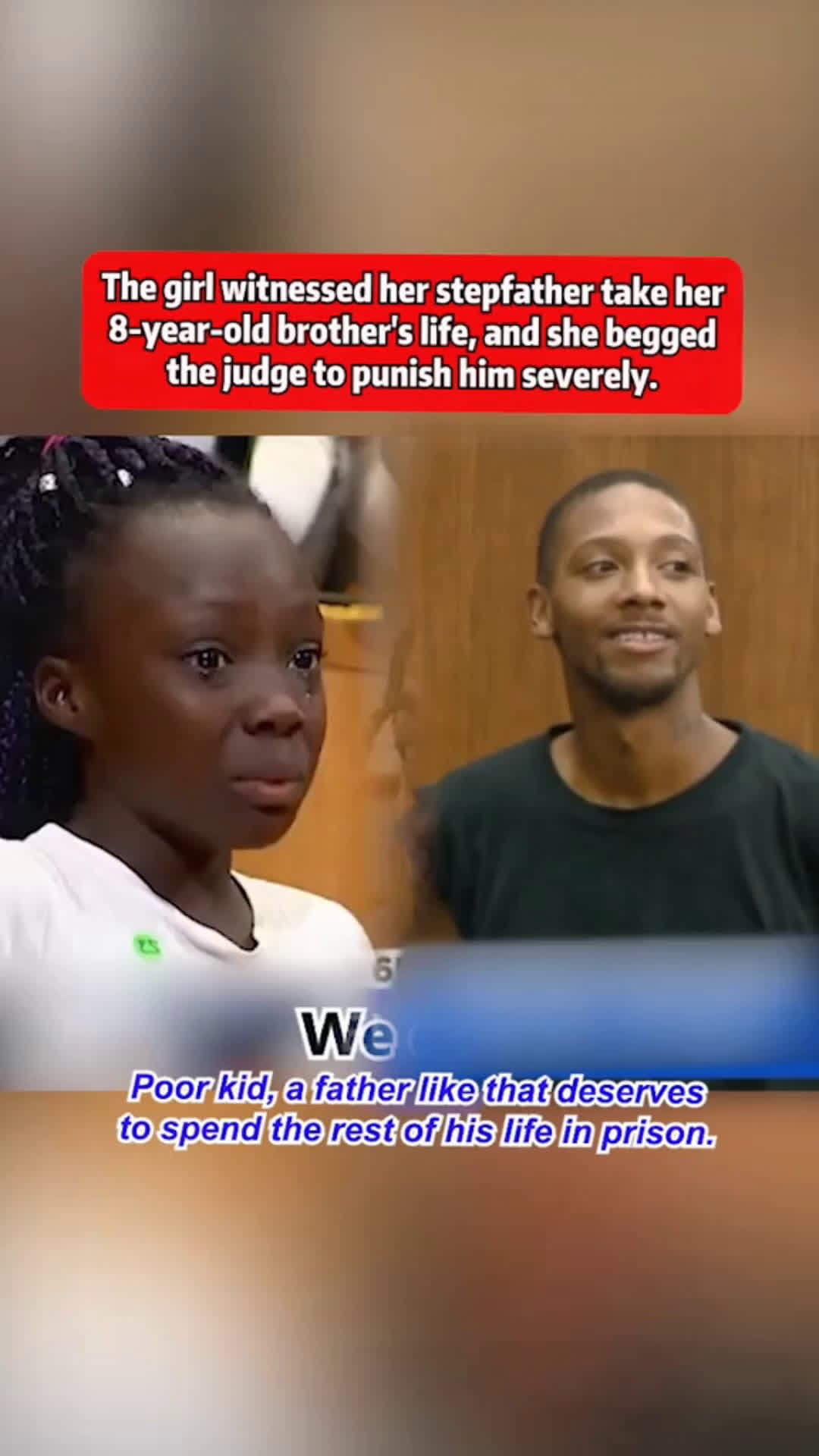 cover for The girl witnessed her stepfather take her 8 year old brother's life , and she begged the judge to punish him severely #TrueCrime   #crime  #scoopz  #fyp  #truecrimestories  #police  #policeofficer  #cops  #foryou 