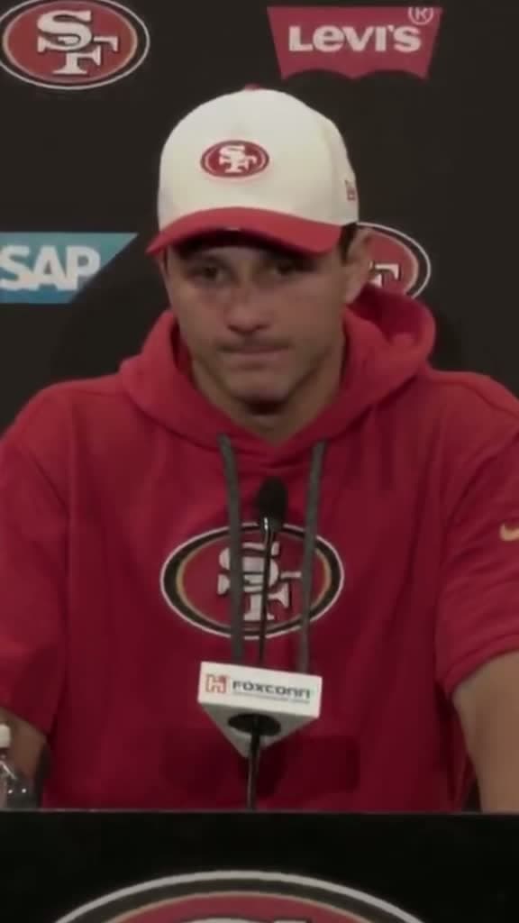 cover for Brock Purdy on game day status: 'I gotta be smart with my body, but you never know!' 🏈 #NFL #GameTimeDecision #BrockPurdy