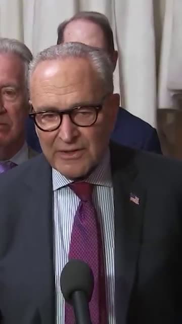cover for Senate Minority Leader Chuck Schumer pleads for unity after Charlie Kirk assassination