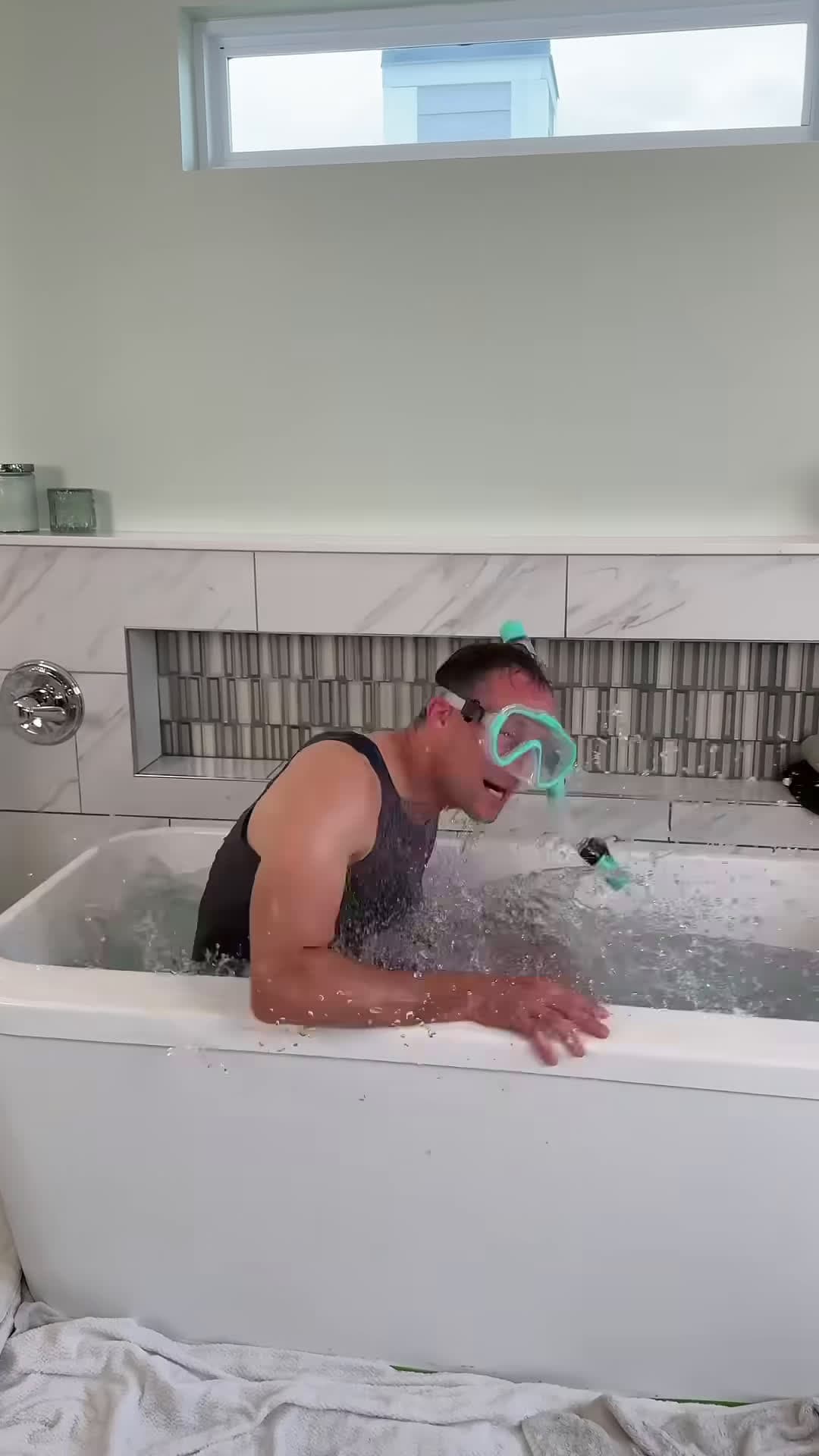 cover for Why Dad Swims In The Bathtub