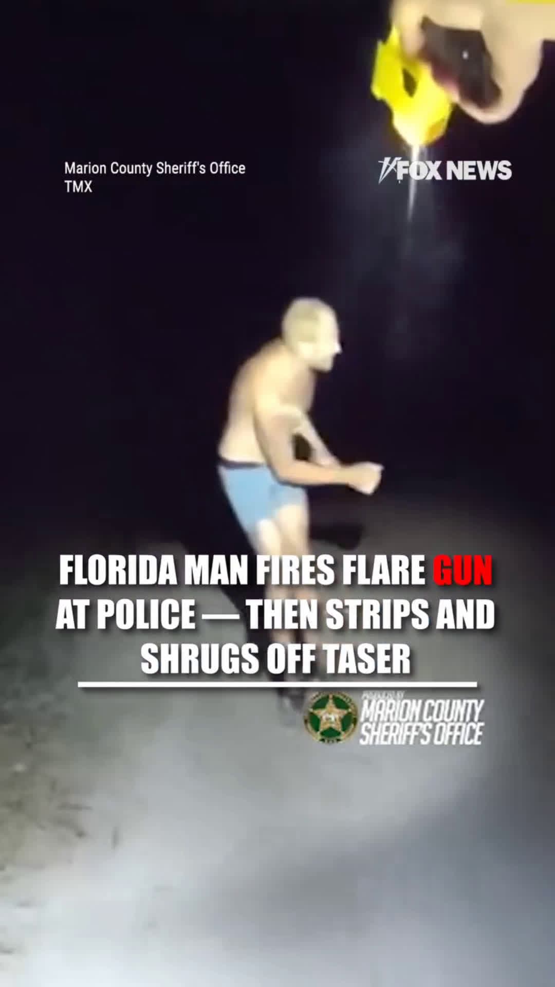 cover for 🚨 FLORIDA MAN UNHINGED:A convicted felon fired a flare at a deputy, stripped down, threw his cash everywhere — and somehow shrugged off two tasers.Only in Florida...👉 FOLLOW for real news & raw updates:Cash App: $KristyzN