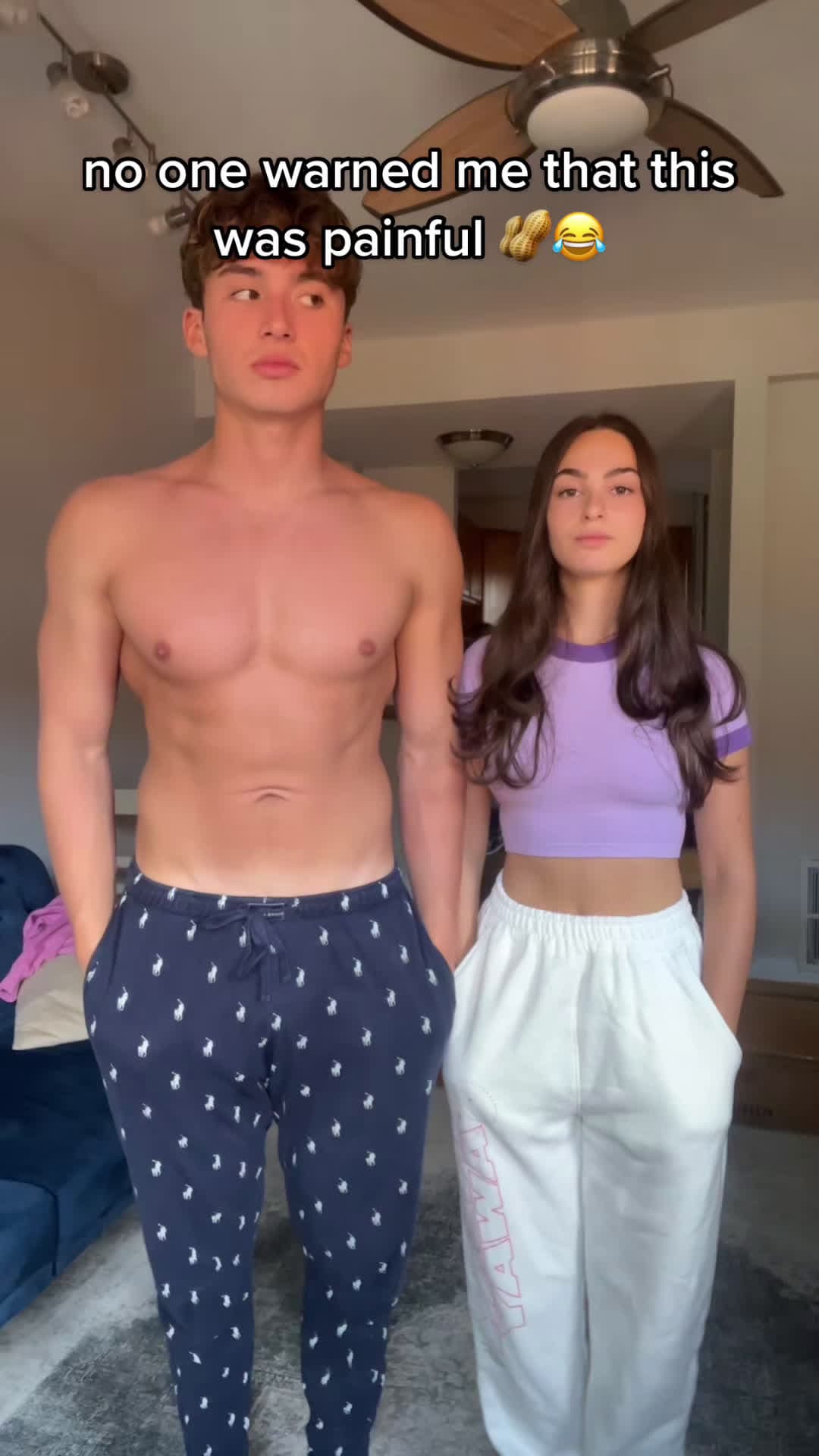 cover for this one hurt😂 #cute #cutecouples #lovebirds