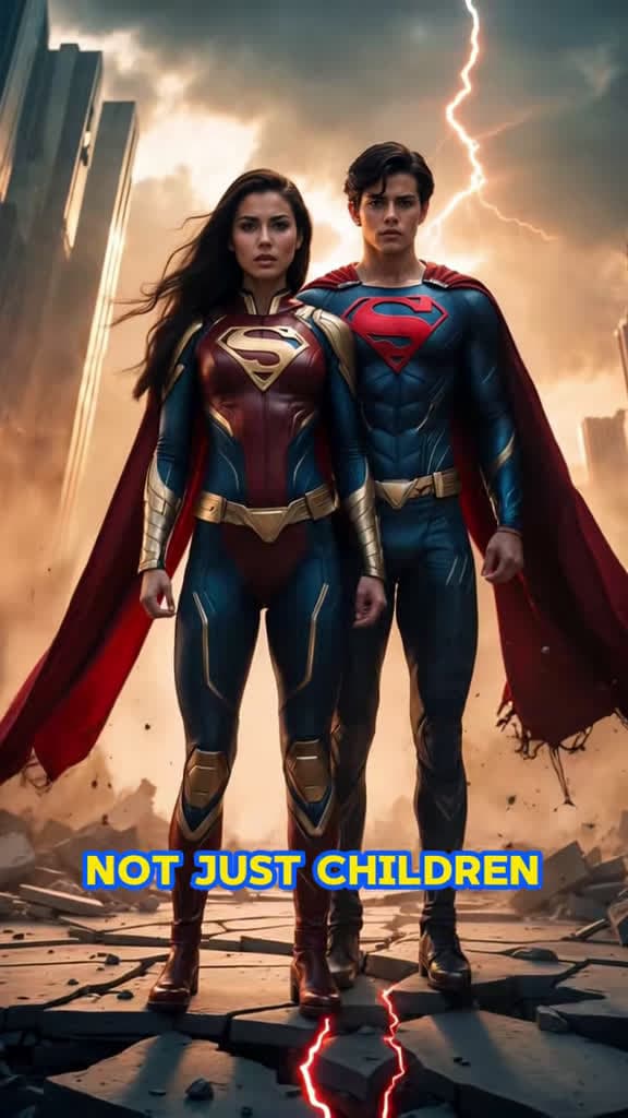 cover for What if Superman and Wonder Woman were twins? The ultimate power duo the world never saw coming. #DCComics #SuperheroTwins 🤯