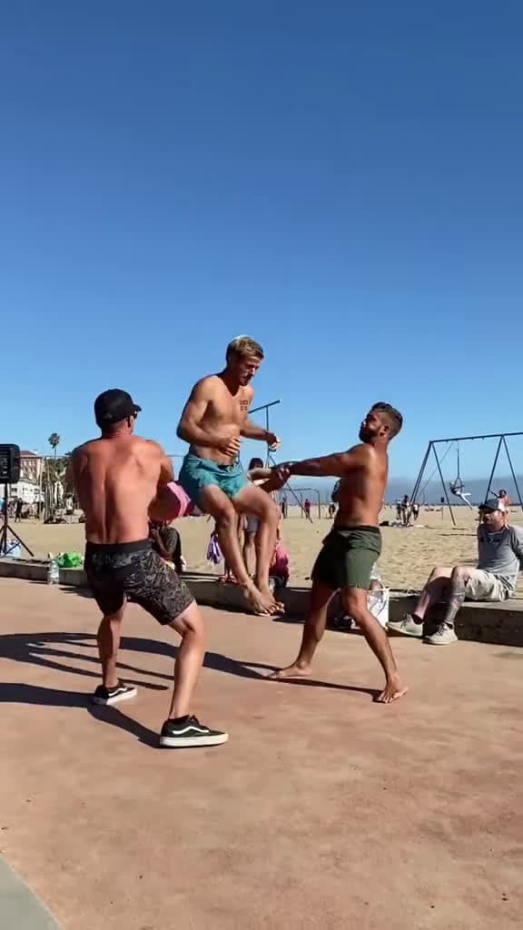 cover for When you forget to bring your jump rope to the beach 😳😬 @demibagby  #gymshark #gymtok #jumprope
