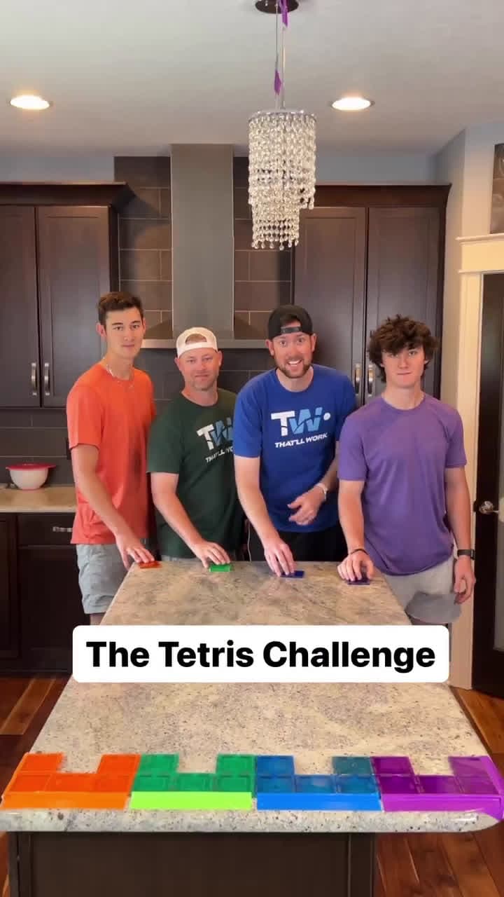 cover for You DO NOT want to lose this game quarantine trickshots trickshot trickshots tetris challenge dudeperfect thatllwork