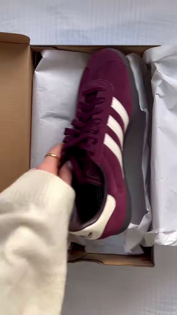 cover for Obsessed with this cherry red vibe! 🍒 #AdidasGazelle #SneakerLovers #FashionInspo