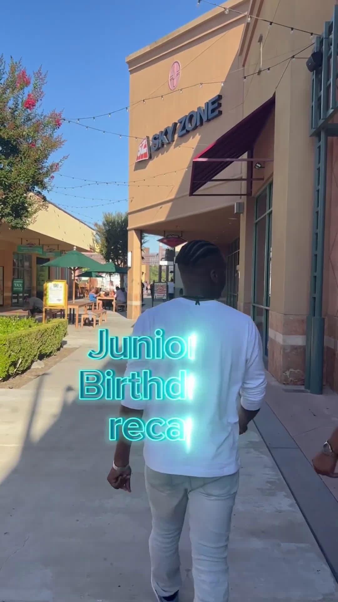 cover for Birthday Recap Thank you to all that sent love to Junior on his 18th Birthday recap skyzone