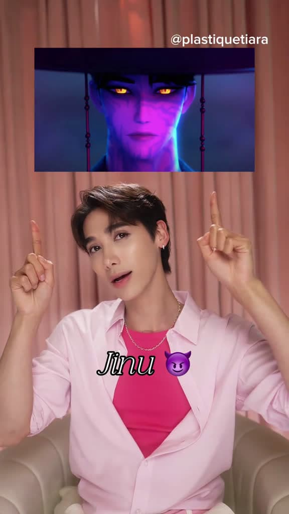 cover for I’m all you need, imma be your idol 😈 Jinu Transformation 💗#transformation #dragqueen #plastique #kpopdemonhunters #jinu