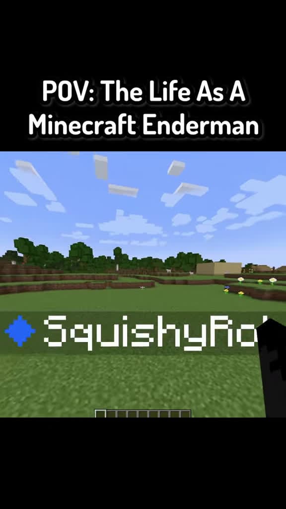cover for What it’s really like living as an Enderman in Minecraft 👀 #Minecraft #FunnyMoments #MinecraftMemes