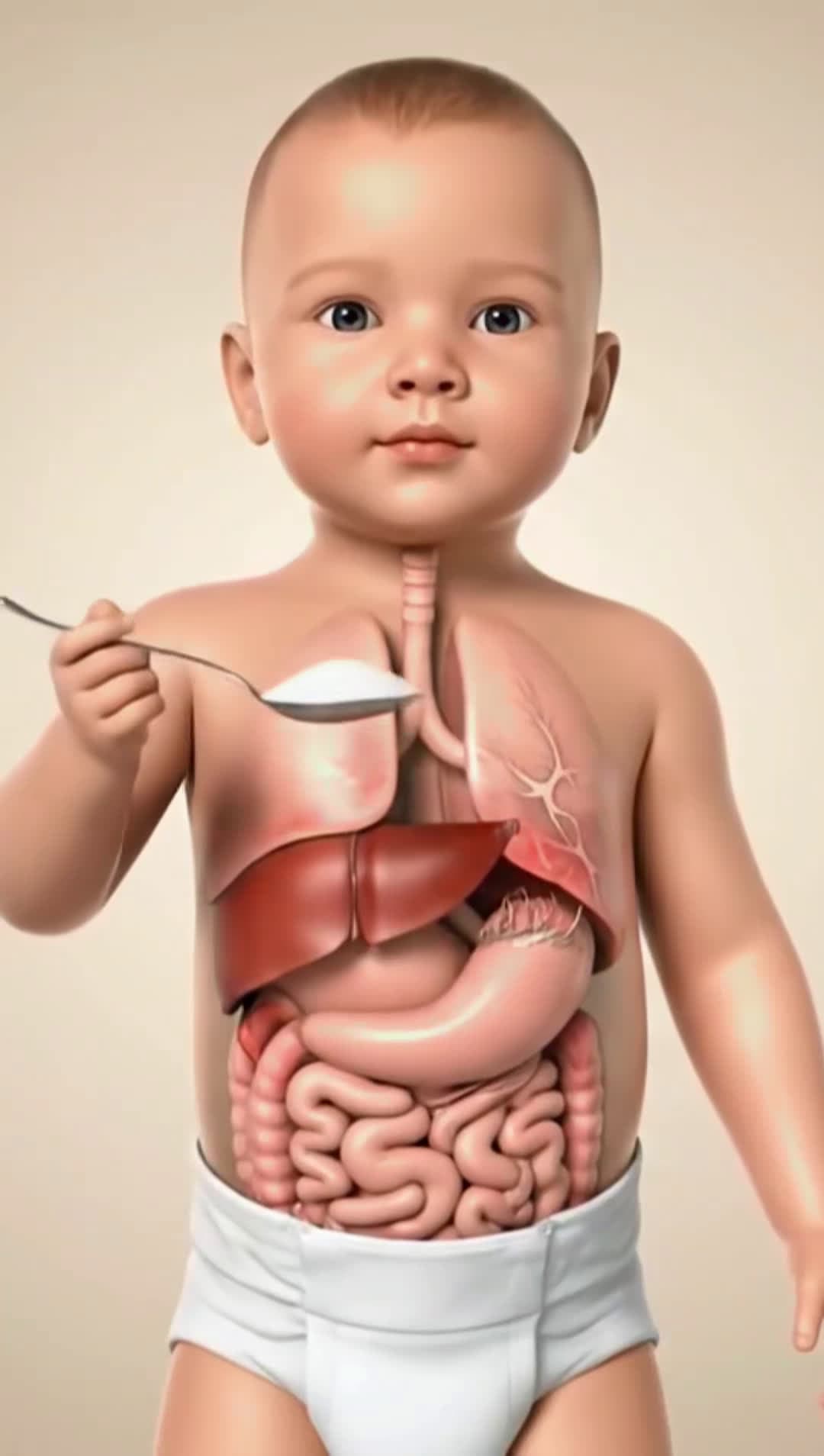 cover for Baby eating sugar #ai #baby #satisfyingvideos #asmr #unhealthy #health #satisfying #odlysatisfying #sugar #foryoupage #fyp