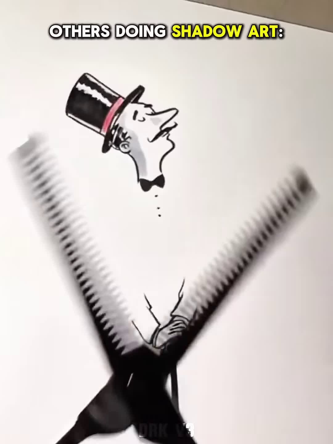 cover for Others Doing Shadow Art Vs This One shorts