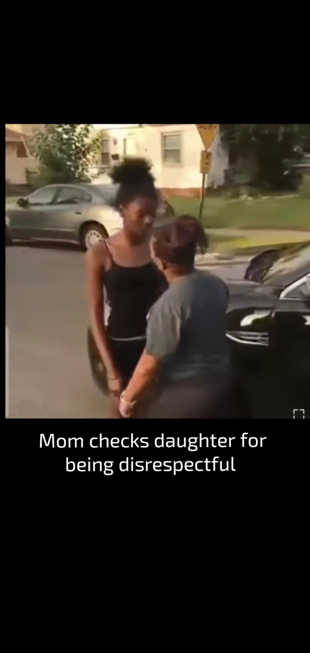cover for Mkm checks daughter for being disrespectful 😮 #thuglife #hoodlife #fights #drama 
