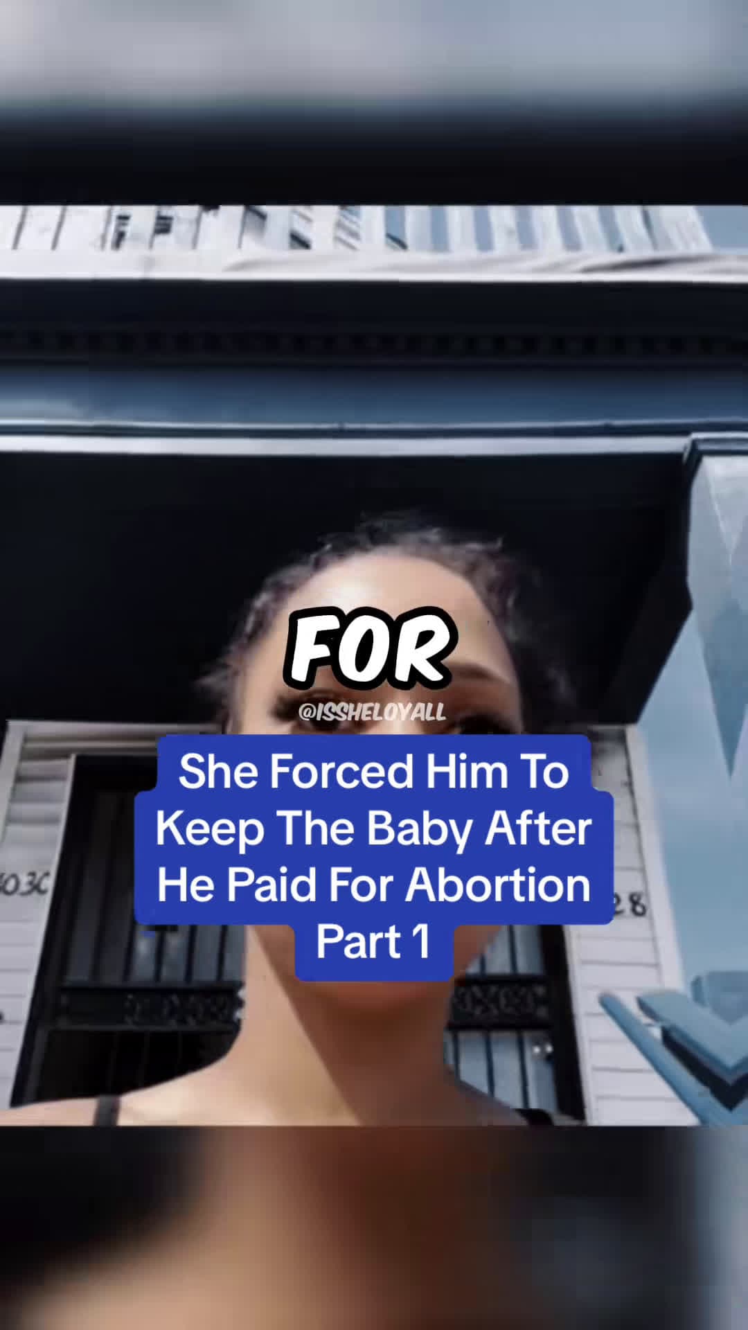 cover for #UnpopularOpinion She forced him to keep the baby after he paid for the abortion