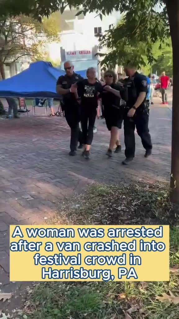 cover for A woman is in police custody after driving past a barricade and into the crowd at Kipona Festival Monday evening in Harrisburg, Pa. At least three people have been hospitalized. created by pennlive with Noticias Don Nahum’s Dra...