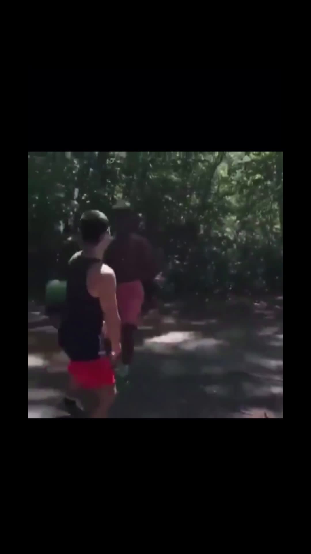 cover for White guy hits a behind the back knockout🤯  #hoodlife #viral #fight #fight #fights  #fightcam  #knockedout