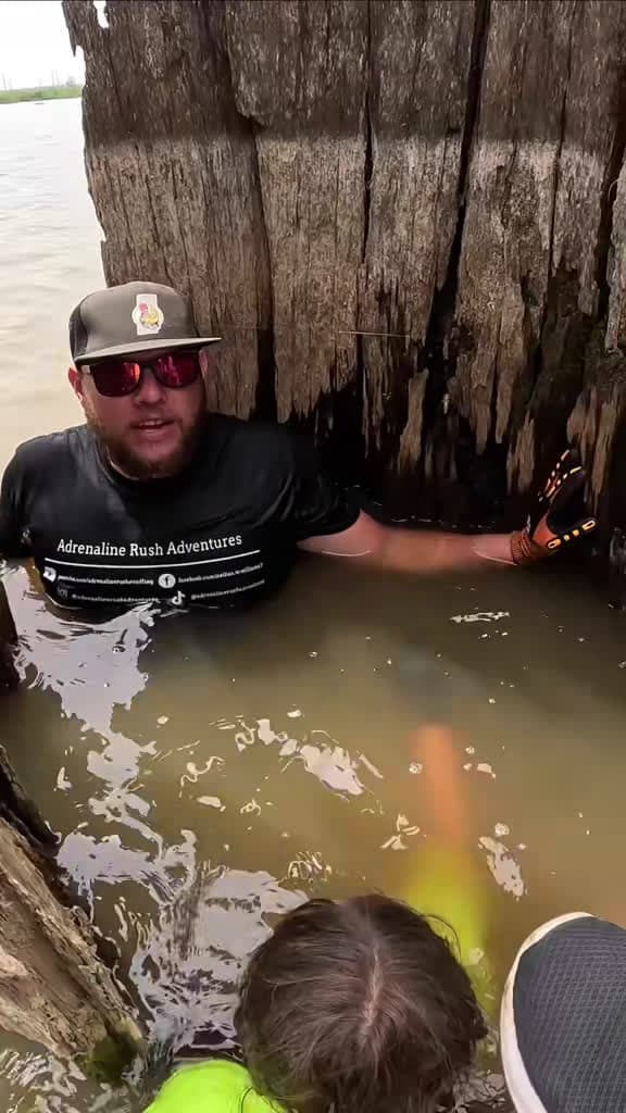 cover for Kid reels in a giant fish as big as him in the Mississippi swamp! 🐟🔥 #Fishing #Outdoors #Viral