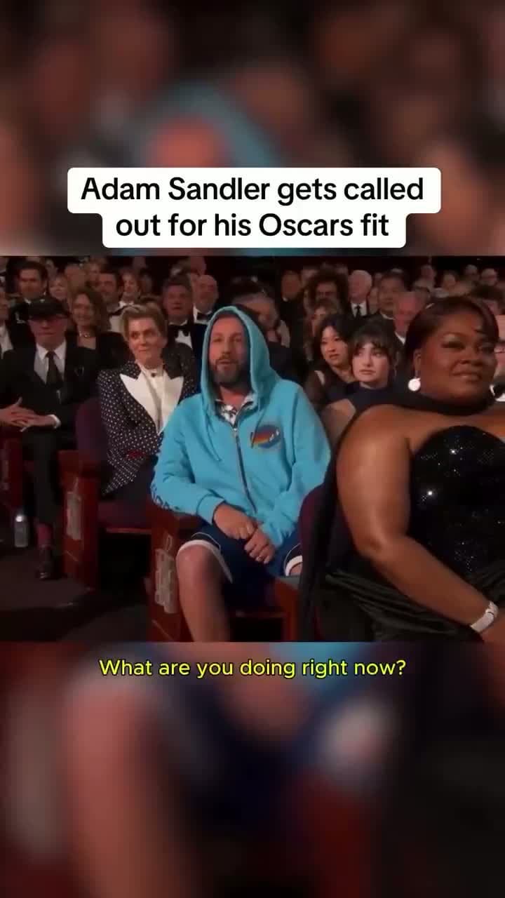 cover for Adam Sandler dressed like this to the Oscar 🤯#WinOfTheWeek