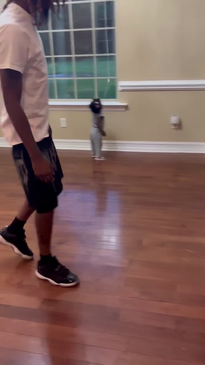 cover for Yall I'm outdone. My 1 year old grandgirl mocking how her uncle(my son) Caesar Payne is walking/ limping after his hip surgery. & These kids are extra smart!! She is smart like her mom #CaughtOnCamera#ThePawfectMoment