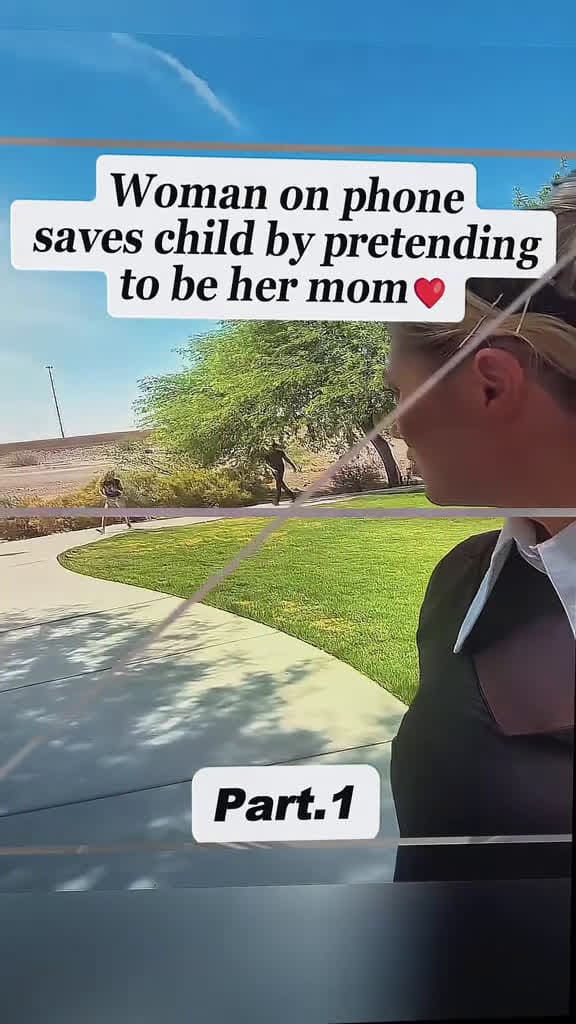 cover for Women o n phone saves child by pretending to be her mom #CaughtOnCamera  #viral   #caughtoncamera  