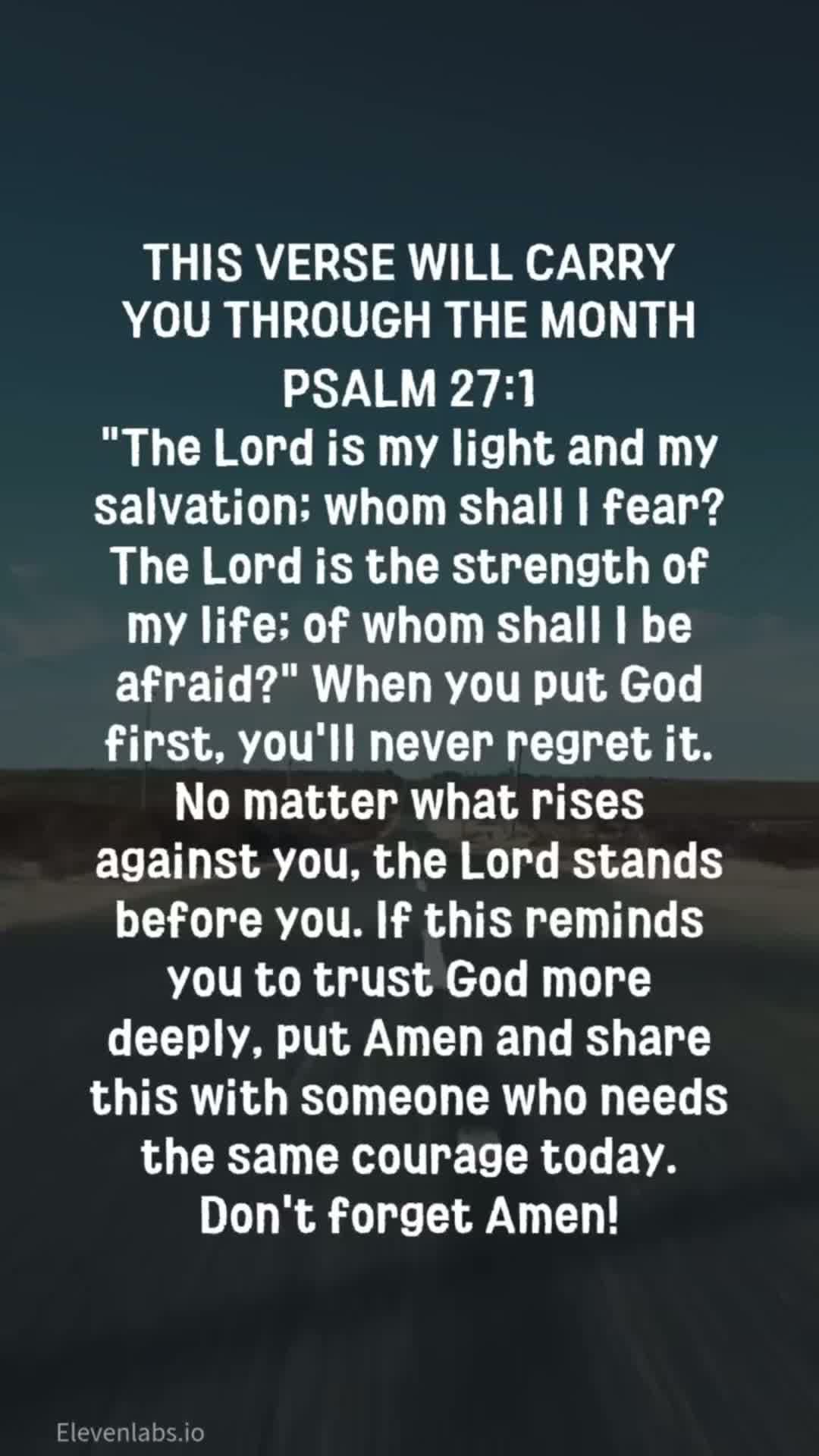 cover for The Lord is my strength ❤️