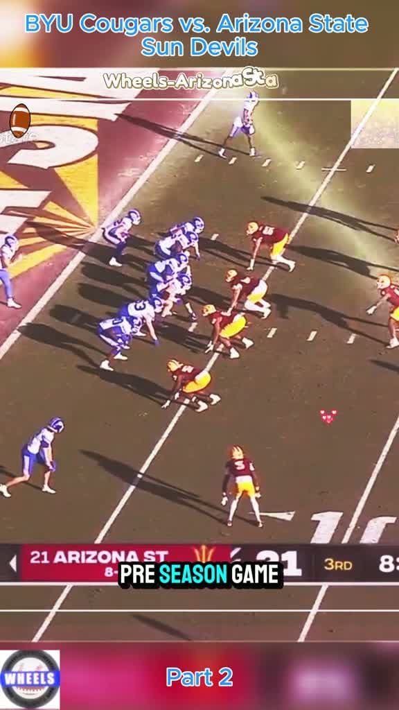 cover for Epic showdown! BYU Cougars take on Arizona State Sun Devils 🔥 Watch full game highlights now! #CollegeFootball #BYUvsASU #ESPNCFB