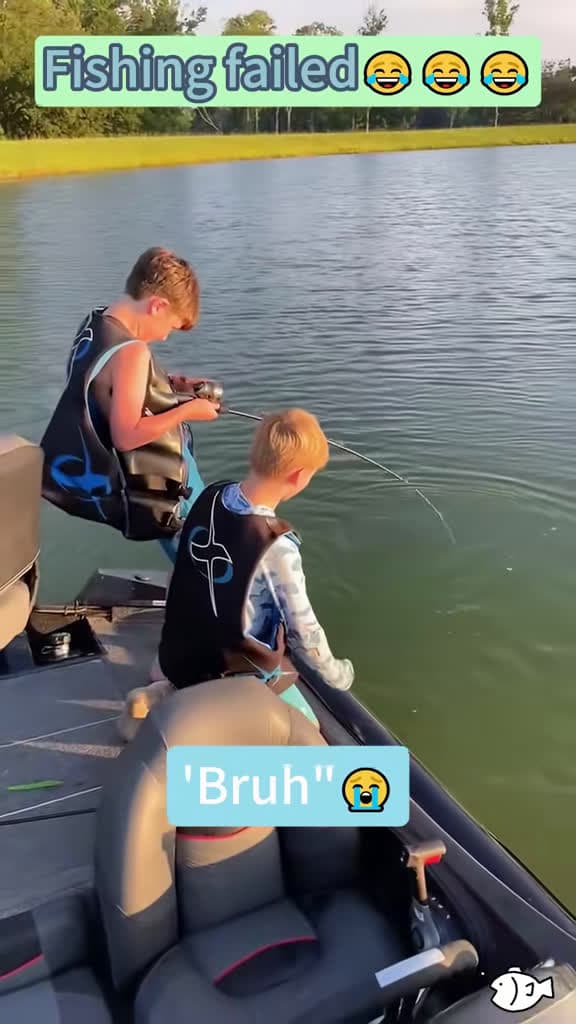 cover for When fishing takes an unexpected turn 😂 #FishingFail #EpicFail #FunnyFish