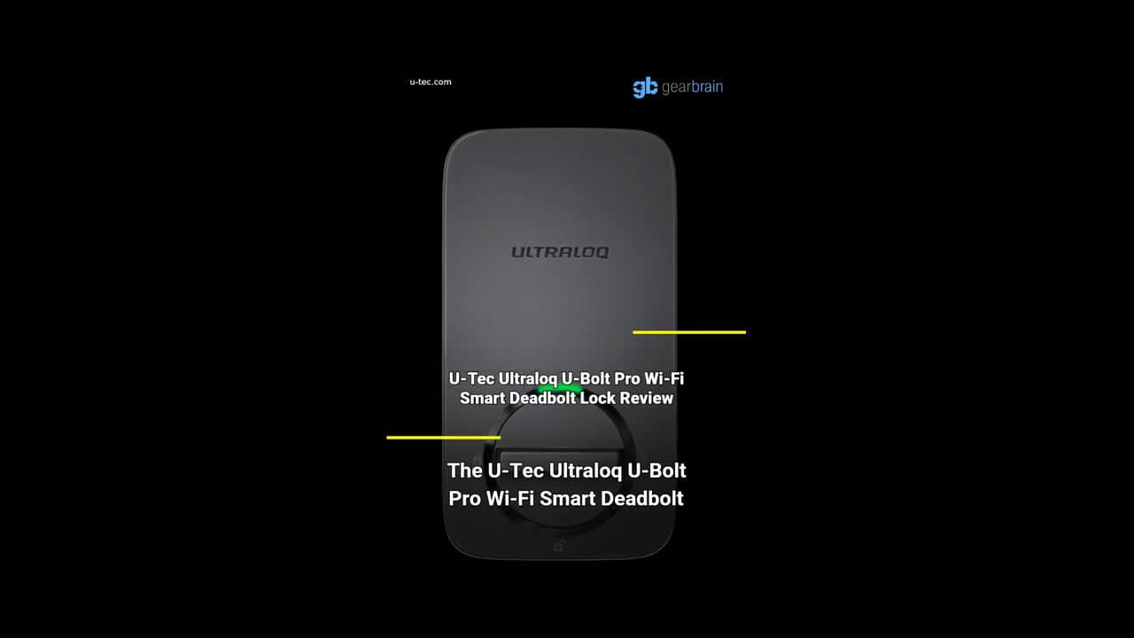 cover for U-Tec Ultraloq U-Bolt Pro Wi-Fi Smart Deadbolt Lock Review