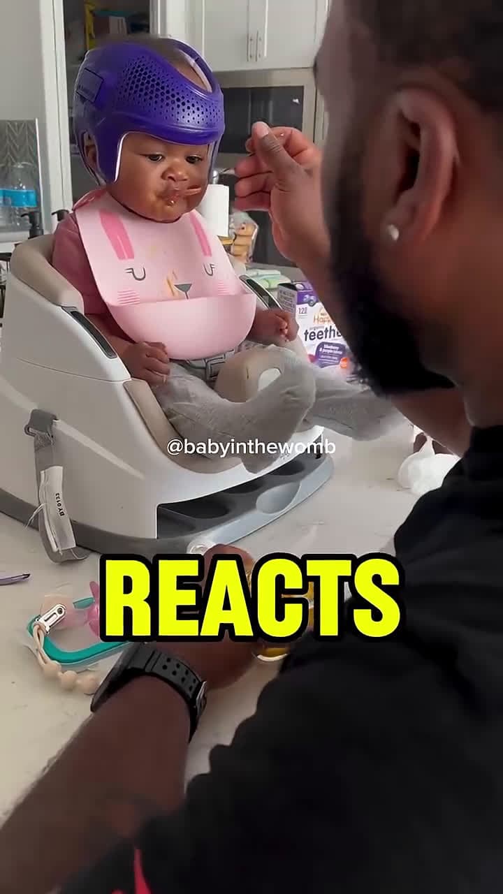 cover for Watch this baby's adorable reaction during a brief feeding interruption.Credit:@danezwilliams_