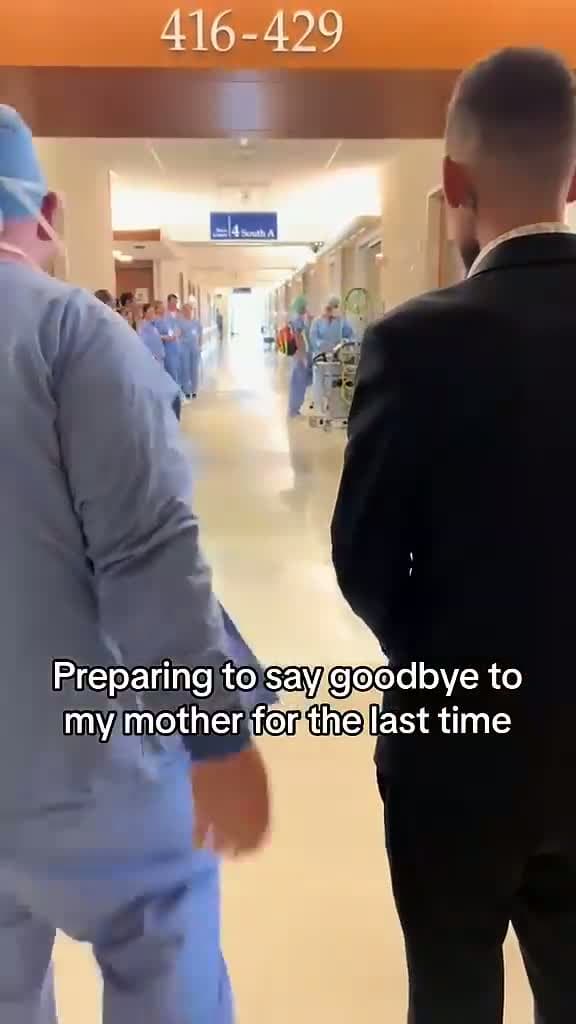 cover for Saying goodbye to his mom #thankyoumom #motherslove #kidney #donation #iloveyoumom #surgery #death
