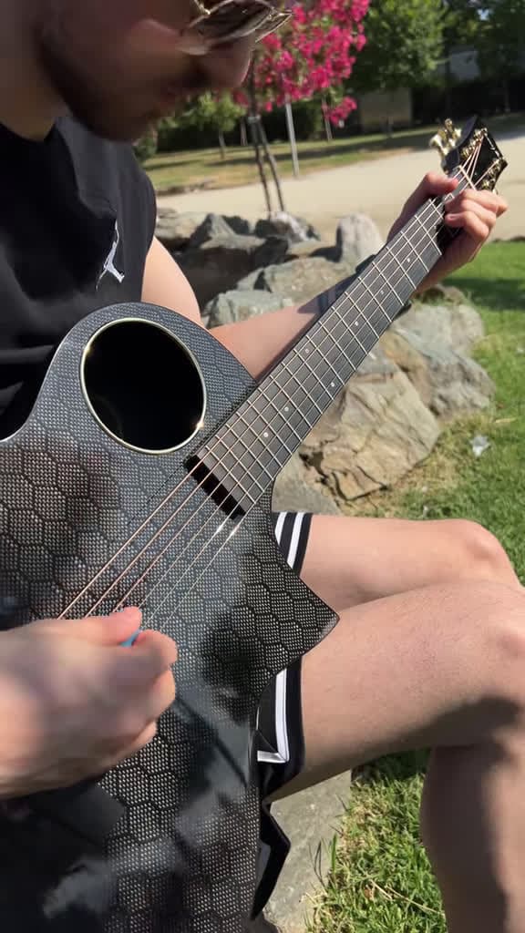 cover for Emotional guitar cover on the Enya X4 Pro 🥀 #guitar #acoustic #music