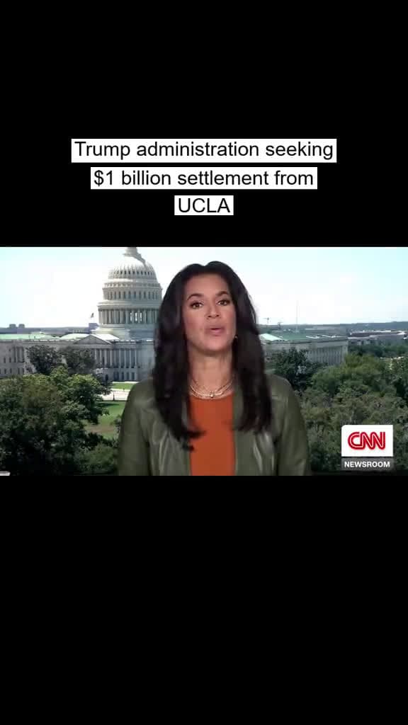 cover for Trump administration seeks a $1B settlement from UCLA over civil rights claims — funding at stake as negotiations push for policy changes. 💰⚖️ #UCLA #CivilRights #EducationPolicy #CampusFunding