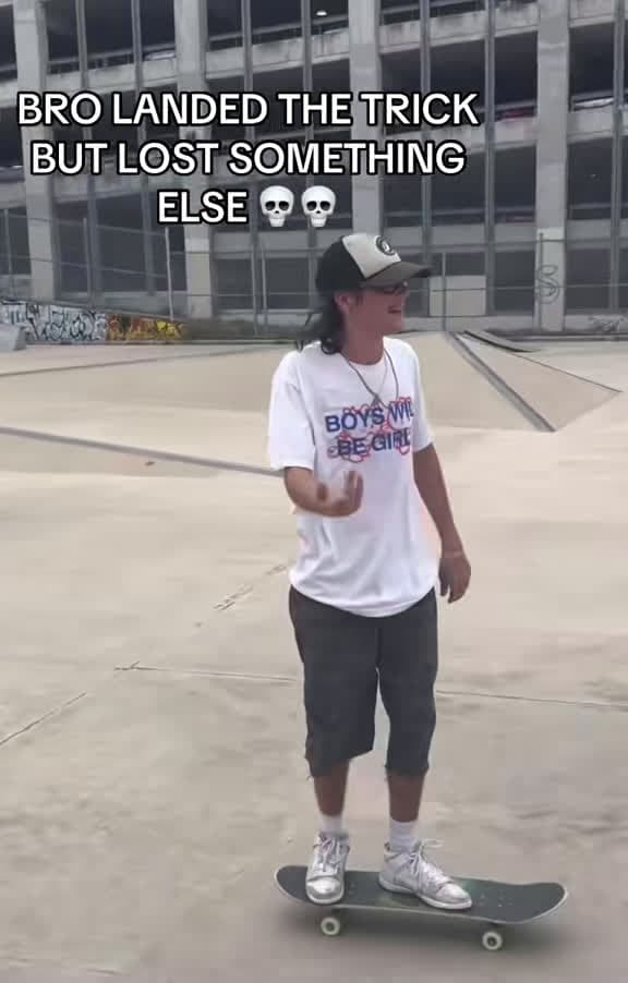 cover for Skater kills it until THIS happens mid-trick 😳💥 #SkateFail #EpicMoment