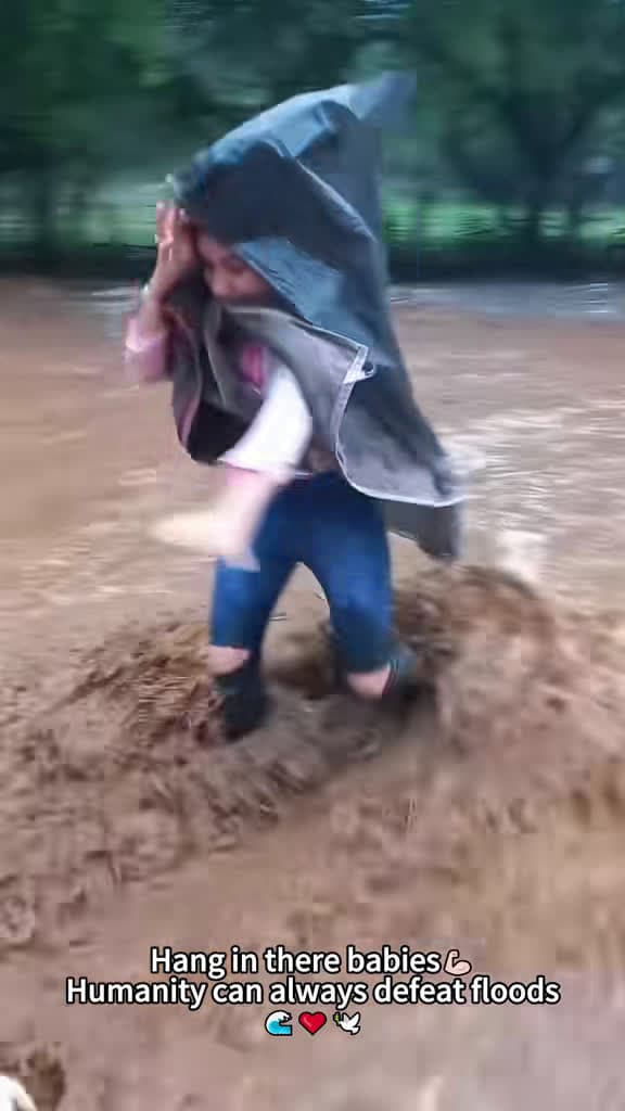 cover for Hang in there, little ones—humans stand strong against the flood. Rescue in action 💪🐾 #Texas #Flood #Rescue #Hope