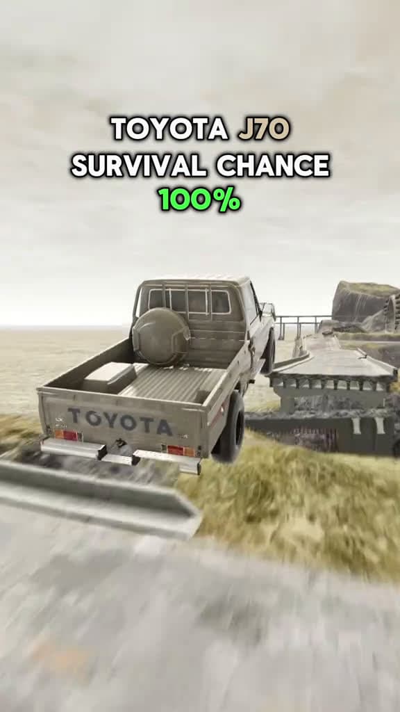 cover for Jump Test Survival #beamngdrive #gaming #fyp #car #game #viral