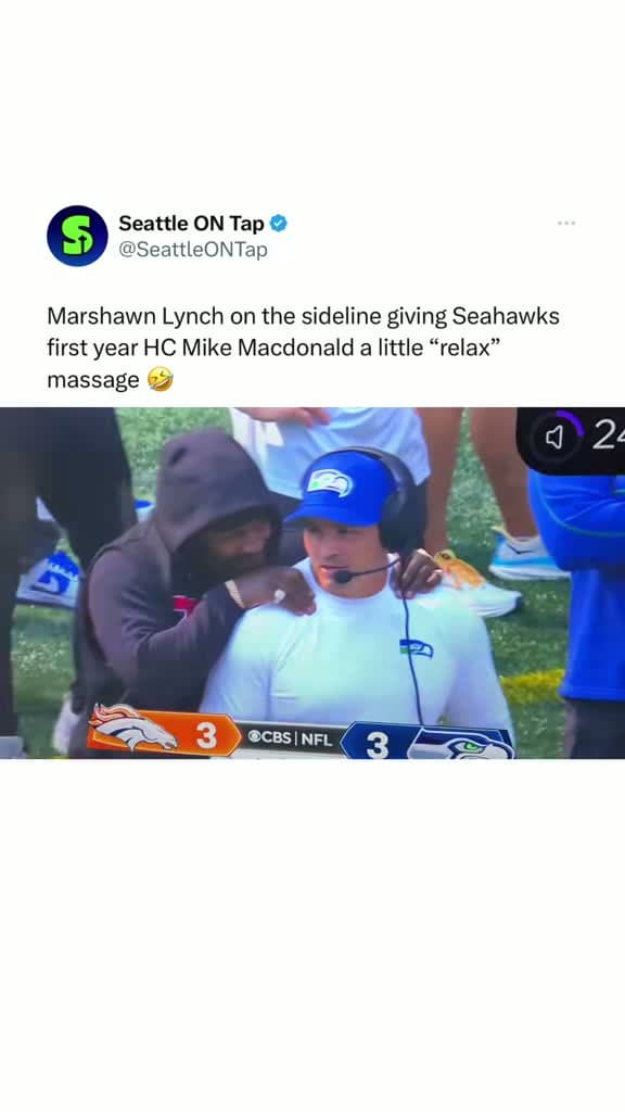cover for Beast Mode unleashed! Marshawn Lynch never disappoints 😂 #Seahawks #BeastMode #NFL