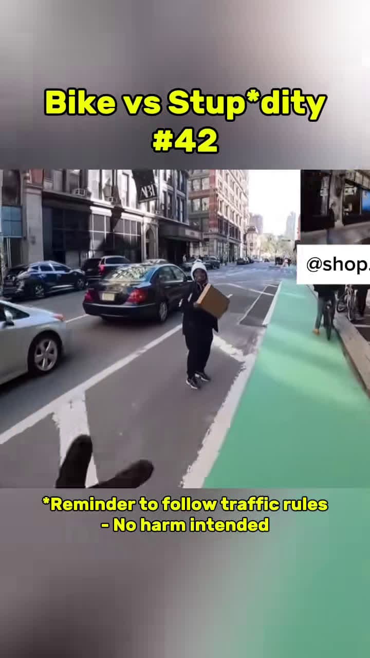 cover for viral foryou bike biker nyc bikes Bike Lane guy NYC