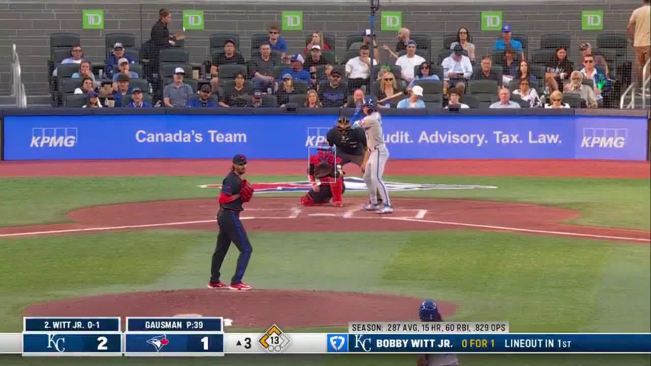 cover for Bobby Witt Jr. absolutely demolishes a three-run homer into the second deck! 💥 #HomeRun #MLB #Baseball #BobbyWittJr