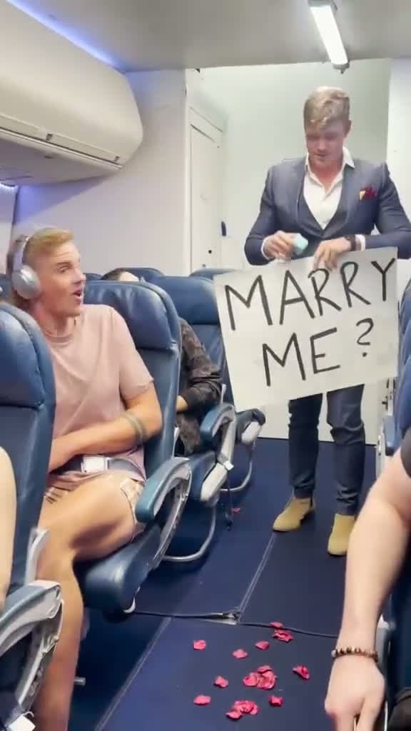 cover for Passenger surprises girlfriend and proposes mid-flight     proposal  fyppppppppppppppppppppppp  fyp  viralvideo  surprise 06974