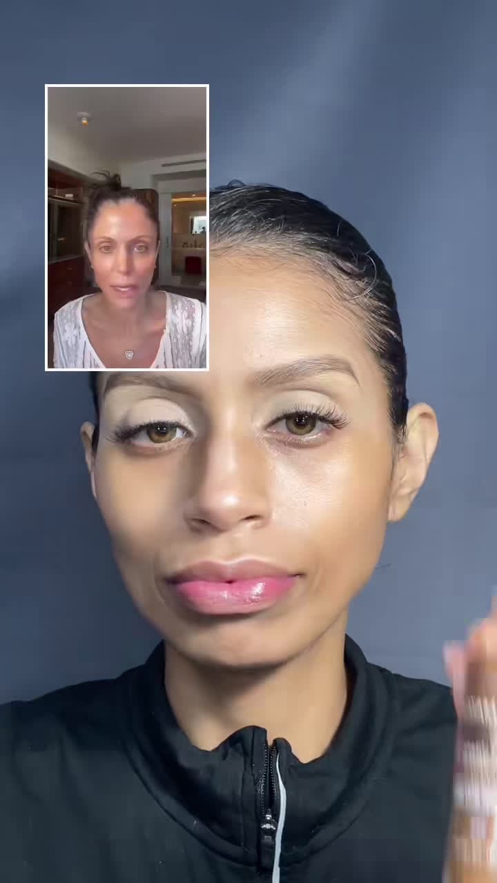 cover for #duet with @bethennyfrankel perfect no makeup bronze look @L’Oréal Paris #bronzerhack #loreallumifoundation #glowyskin #nomakeupmakeup #affordablemakeup #affordablebronzer