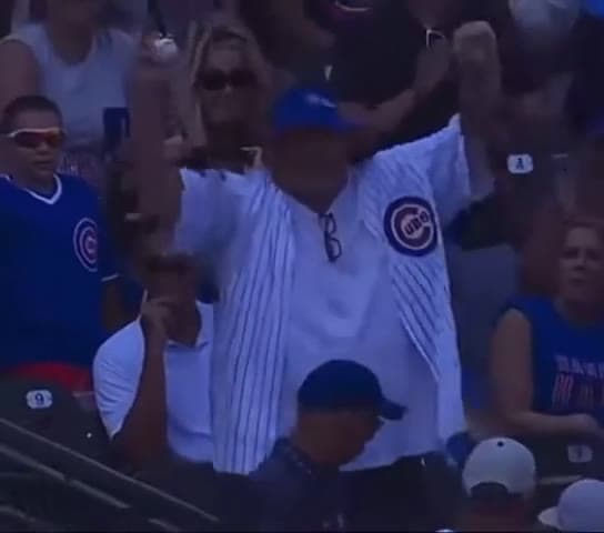 cover for Cubs fan's insane foul ball snag steals the show ⚾️🎉 #Cubs #FoulBall #Baseball #MLB #FanMoment