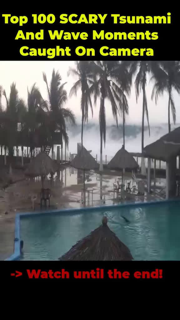 cover for Terrifying Tsunami Footage Caught on Camera! 🌊 #Tsunami #Nature #Disaster #Storm #Amazing