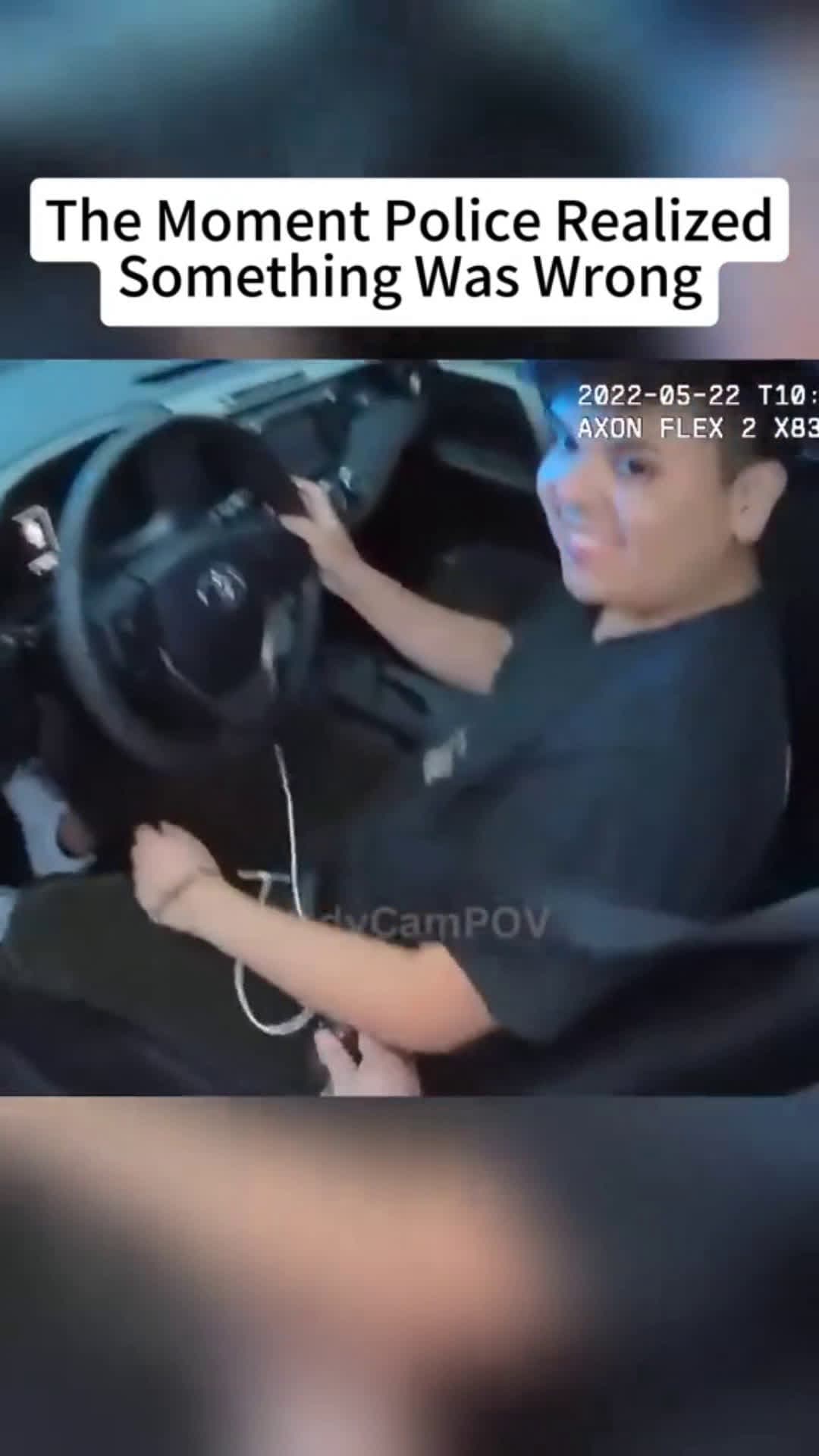 cover for The moment police realized something was wrong #foryou #tiktok #cringetiktok