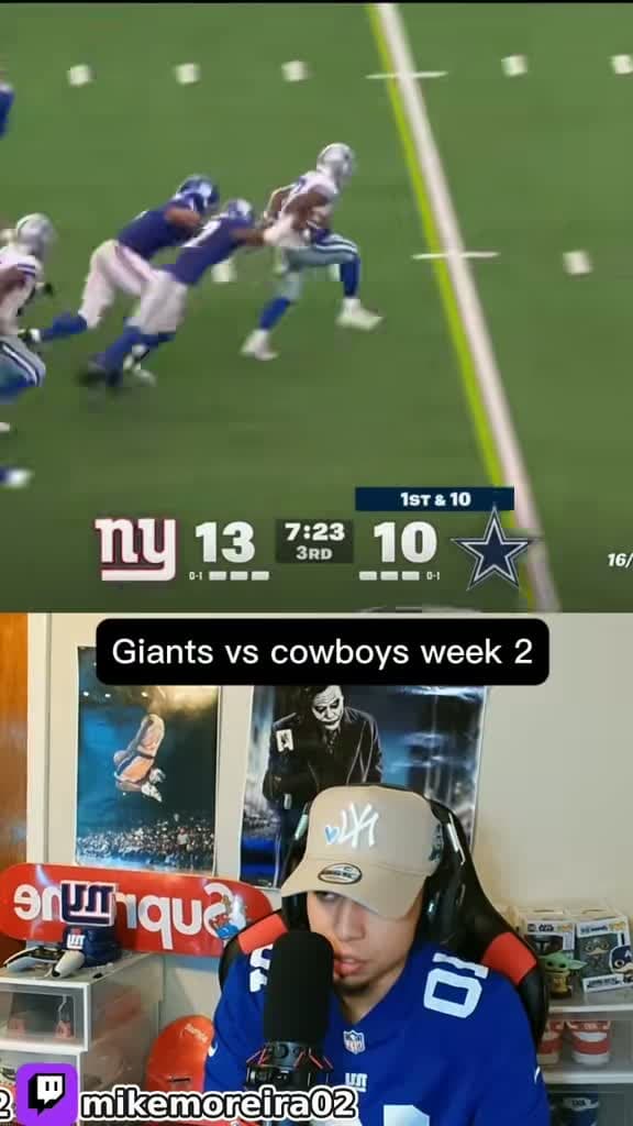 cover for Giants fan goes ALL IN on Week 2 showdown vs Cowboys! 🏈🔥 #NFL #Giants #Cowboys #Week2