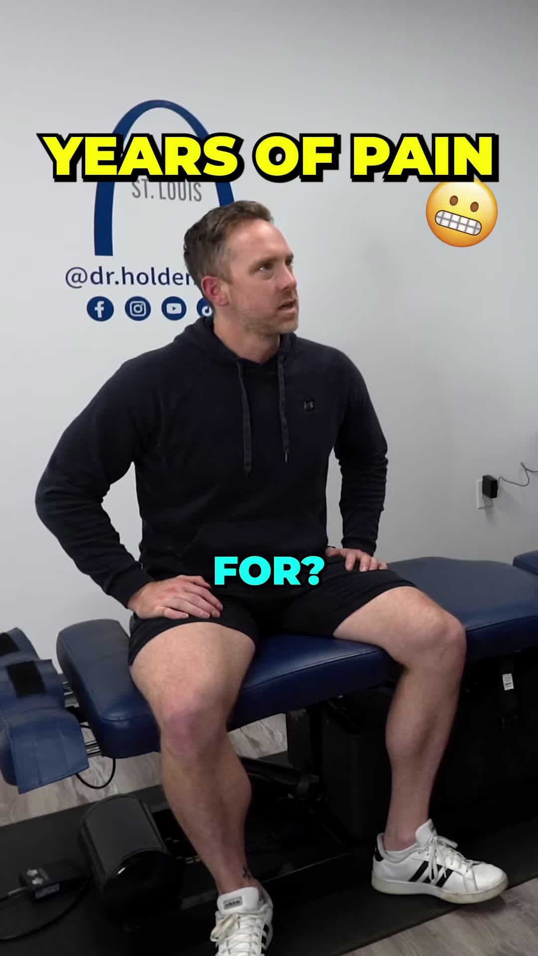 cover for Years Of Neck Pain GONE backpain chiropractor headaches neckpain