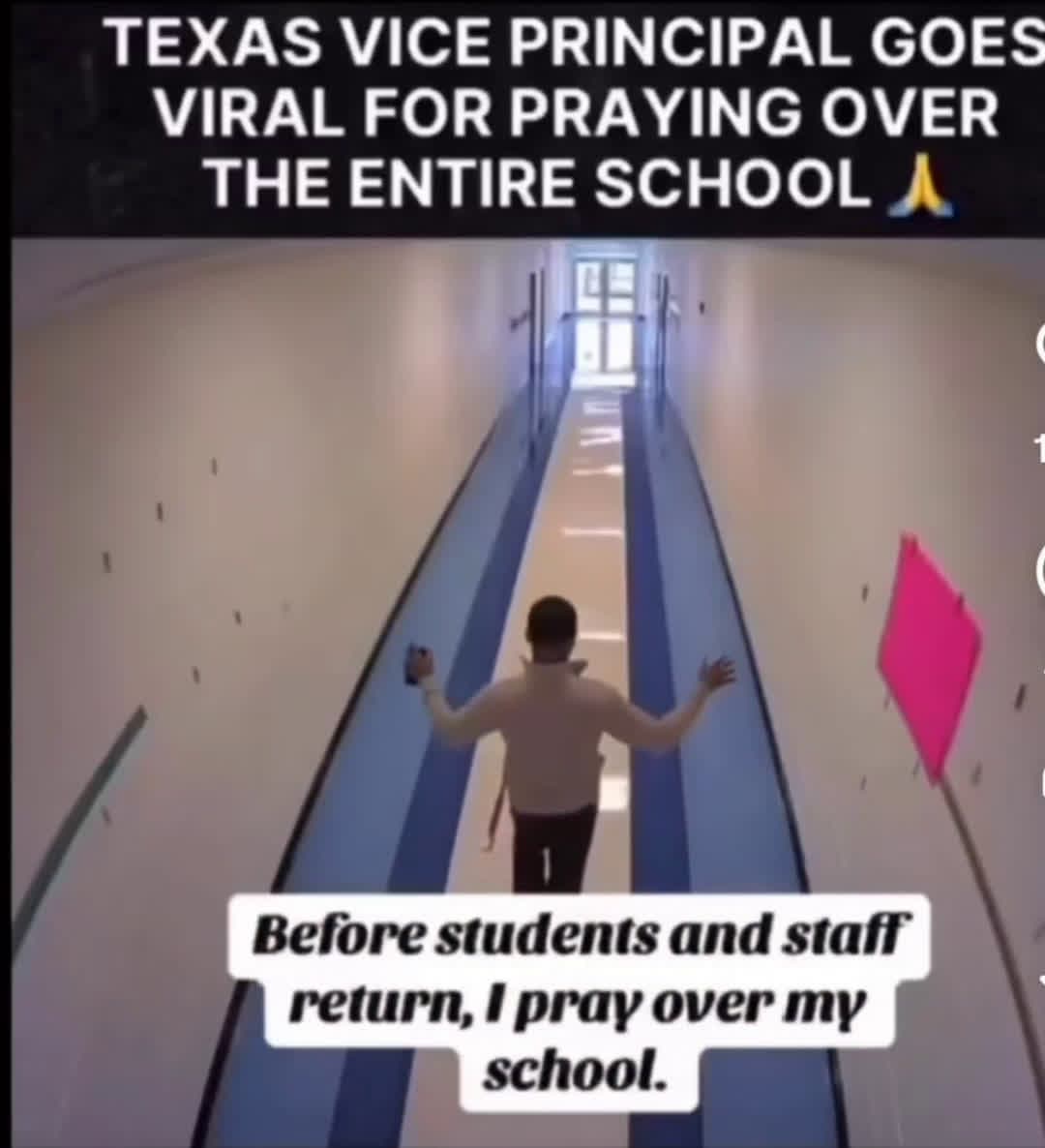 cover for We need more of this, Lord be with all teachers, students and schools across the country Abba! Keep all safe and draw them close to You. In Jesus name. Amen! 🙏🏽✝️#Jesus #fyp #Yeshua #prayer #faith #christiantiktok #christian 